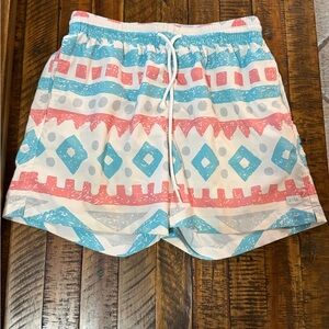 ZYIA Blue and Pink Aztec swim trucks small
